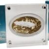 2017 Famous Airships. LZ 129 Hindenburg Silver Plated Zinc Coin - Image 3