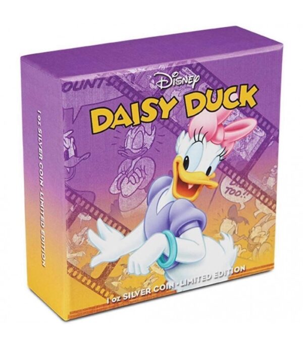 2014 $2 Daisy Duck Disney Mickey & Friends 1oz Silver Proof Coin - Image 4