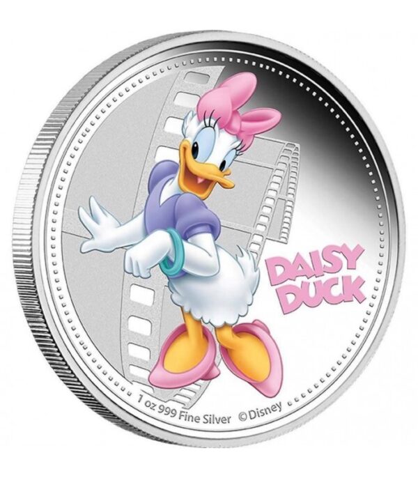 2014 $2 Daisy Duck Disney Mickey & Friends 1oz Silver Proof Coin