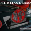 2019 5 Marks Allegories Germania & Columbia 1oz Silver Space Red Ruthenium Coin - Image 4