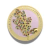 2019 Bejeweled Oak Leaf Yellow Gilded 1oz Silver Coin