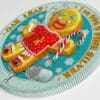 2019 Gingerbread Man Candy Sweater Germania Oak Leaf 1oz Silver Coin Bejewelled - Image 2