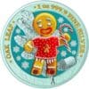 2019 Gingerbread Man Candy Sweater Germania Oak Leaf 1oz Silver Coin Bejewelled