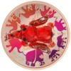 2022 $5 Maple Leaf Murano Glass Series Red Elephant 1oz Silver Coin - Image 4