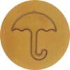 2022 $1 Dalgona Honeycomb Squid Games Umbrella 2oz Silver Coin - Image 2