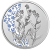 2023 €10 The Language of Flowers The Forget-Me-Not Silver Coin