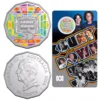 2024 50c Countdown 50th Anniversary Coloured Australian Coin