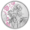 2024 €10 Language of Flowers Series - Peony 1/2oz Silver Coin