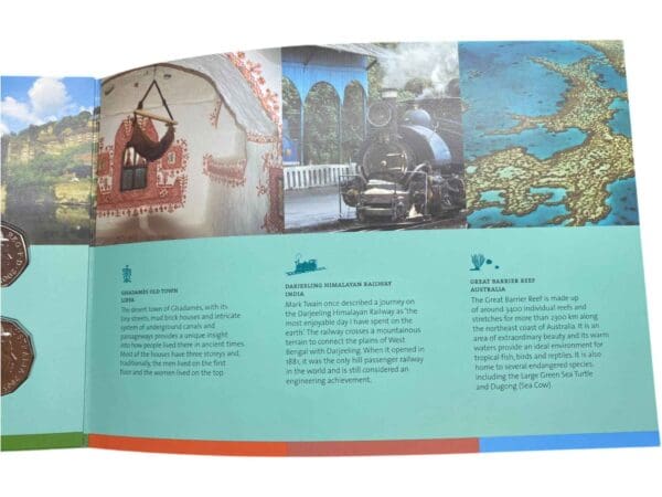 2005 World Heritage Sites Royal Australian Mint & Royal Mint PNC - Image 6
