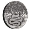 2025 $2 Year of the Snake Australian Lunar Series III 2oz Silver Antiqued Coin