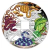 2025 Snake Quadrant Chinese Lunar Year 1oz Silver 4 Coin Set