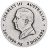 2025 $2 Year of the Snake Australian Lunar Series III 2oz Silver Antiqued Coin - Image 3