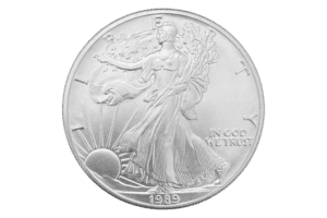 1989 $1 American 1oz Silver Eagle UNC Coin