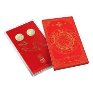 2024 Lunar Year of the Dragon Uncirculated 2-Coin Set