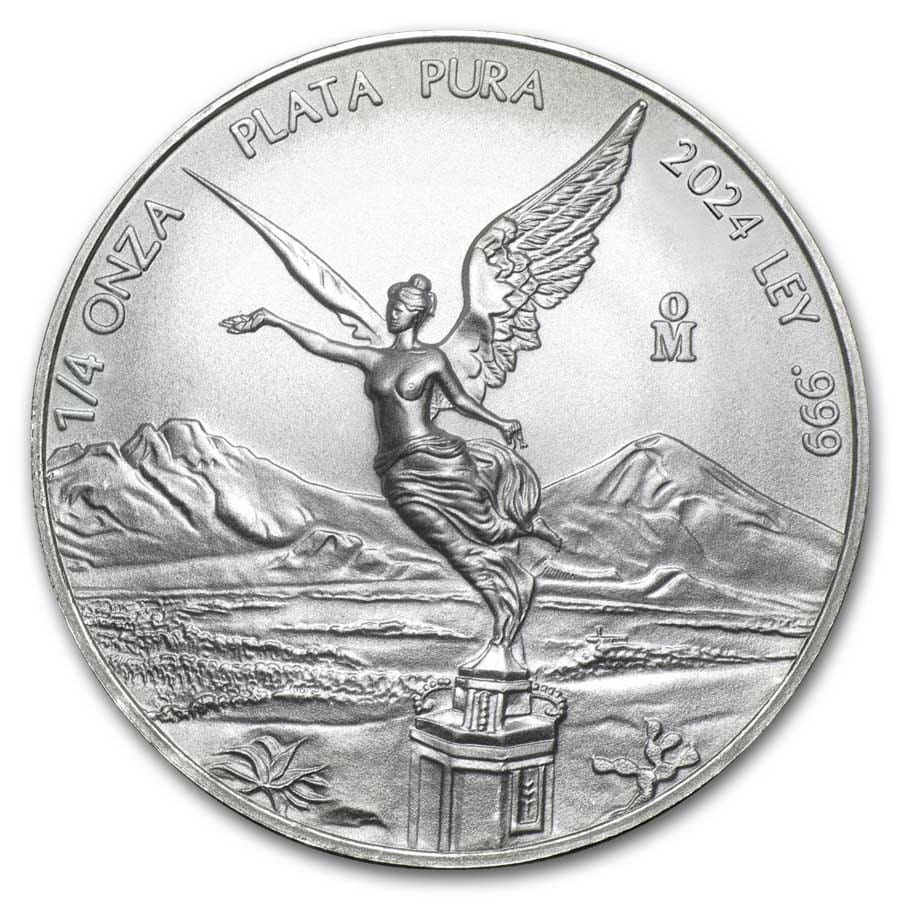 2024 Mexico 1/4oz Silver Libertad BU Coin