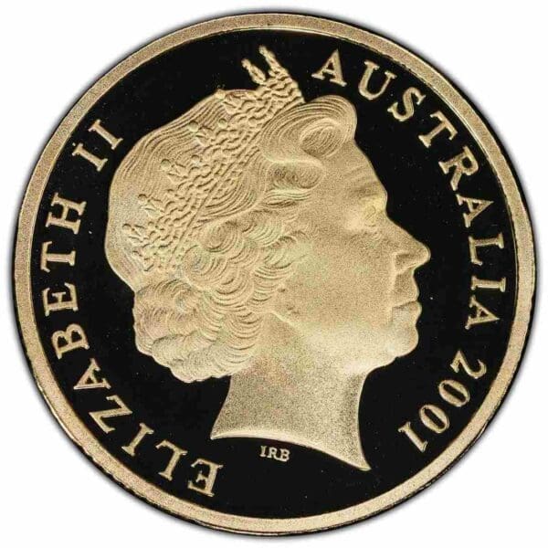 PR69DCAM 2001 $1 Centenary of Federation Australia Proof Coloured Coin - Image 2