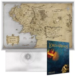 The Lord Of The Rings - Middle Earth 35g Premium Silver Foil - Cracked Case