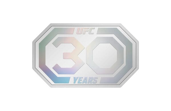 2023 $2 UFC® 30th Anniversary 1oz Silver Proof Coin - Image 2
