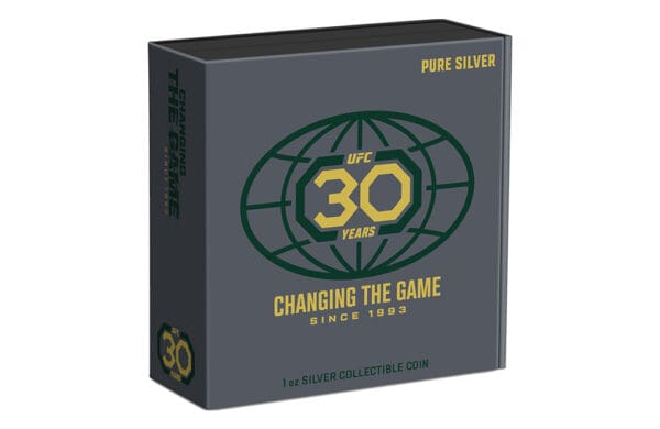 2023 $2 UFC® 30th Anniversary 1oz Silver Proof Coin - Image 6
