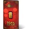 2025 1g Year of the Snake Germania Mint 999.9 Pure Gold Minted Bar - Image 4