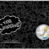 2020 50c Homer Simpson Coloured 1/2oz Silver Carded Coin