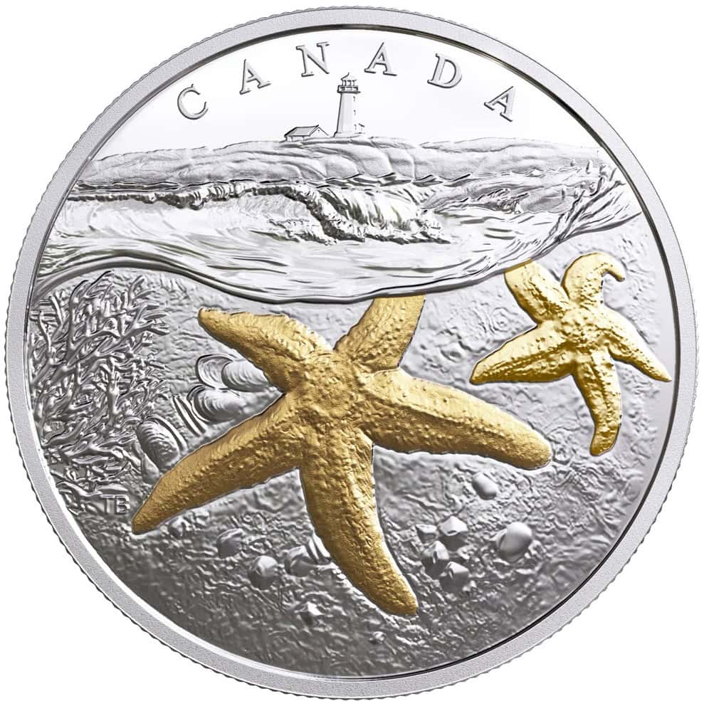 2017 $20 Canada From Sea to Sea Atlantic Starfish