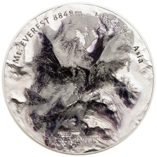 2017 $25 Seven Summits Mt. Everest 5oz Silver Proof Coin