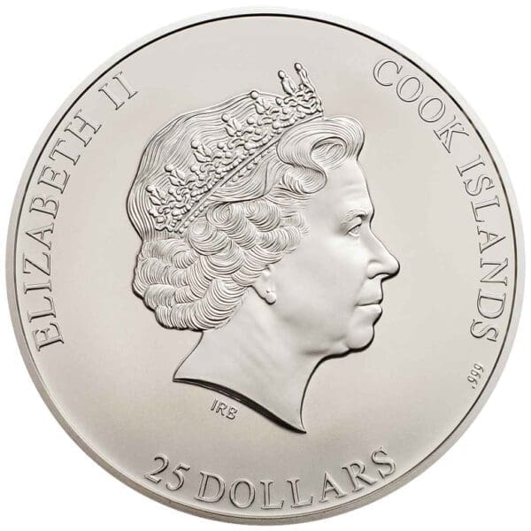 2017 $25 Seven Summits Mt. Everest 5oz Silver Proof Coin - Image 2