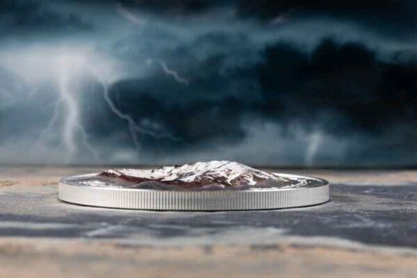 2018 $25 Seven Summits Aconcagua 5oz Silver Ultra High Relief Proof Coin - Image 4