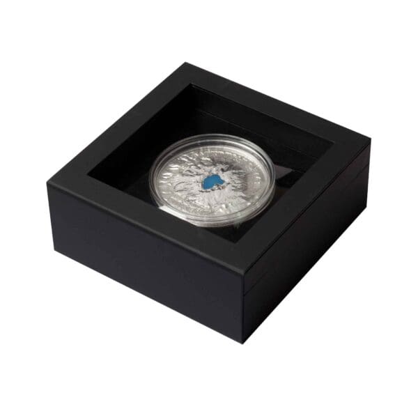 2019 $25 Baekdusan The Land of Korea 5oz Silver Proof Coin - Image 3