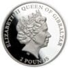 2021 £2 The Barbary Macaque 1oz Silver BU Gibraltar Coin - Image 2