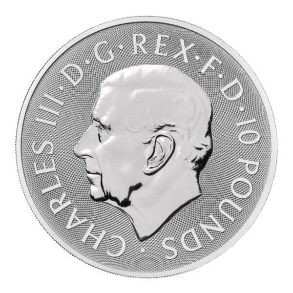 2025 £10 10oz Silver Panther - The Queen’s Beasts Tudor Bullion Round - Image 4