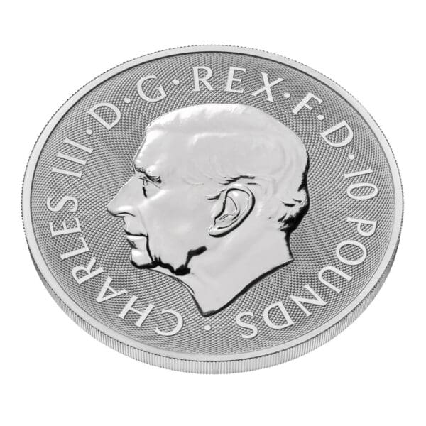 2025 £10 10oz Silver Panther - The Queen’s Beasts Tudor Bullion Round - Image 5