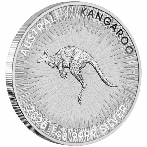 2025 $1 Australian Kangaroo 1oz Silver Individual Bullion Coin - Image 2