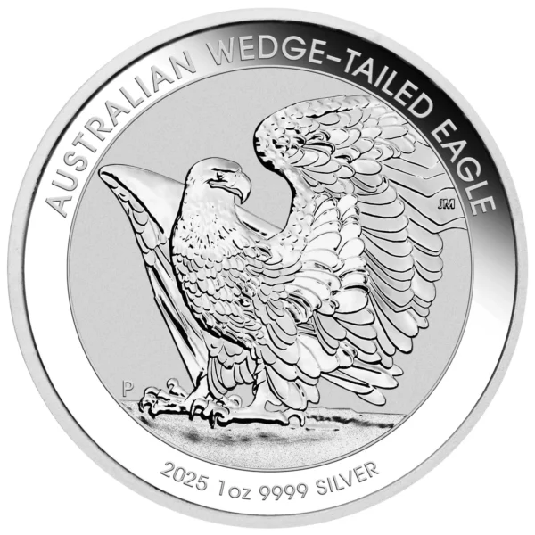 2025 $1 Australian Wedge-tailed Eagle 1oz Silver Bullion Round