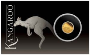 2025 $2 Mini Roo 0.5g Gold Proof Coin in Card
