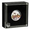 2025 $1 Australian Kangaroo 1oz Silver Proof Coloured High Relief Coin - Image 4