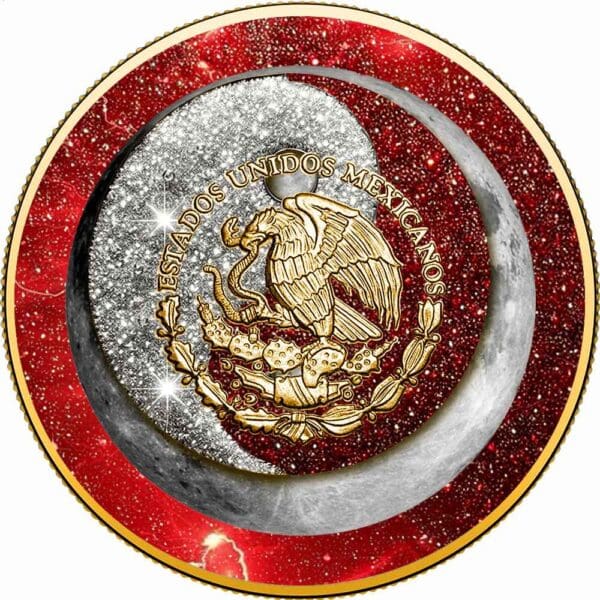 2024 Sun & Moon Yin Yang Red Edition 1oz Silver Libertad Coin - Image 2