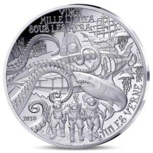 2025 20,000 Leagues Under the Sea Jules Verne 22.2g Proof Silver Coin