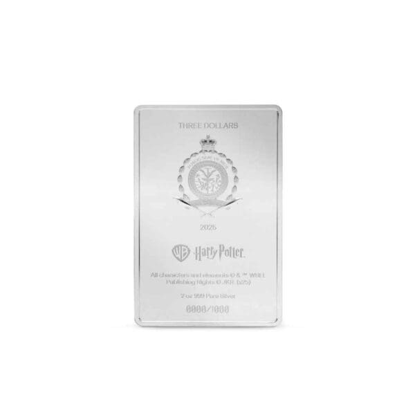 2025 $3 Harry Potter™ and the Chamber of Secrets 2oz Silver Proof Coin - Image 6