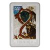 2025 $1 The World Tarot Card XXI 1oz Silver Colorized Proof Niue Coin