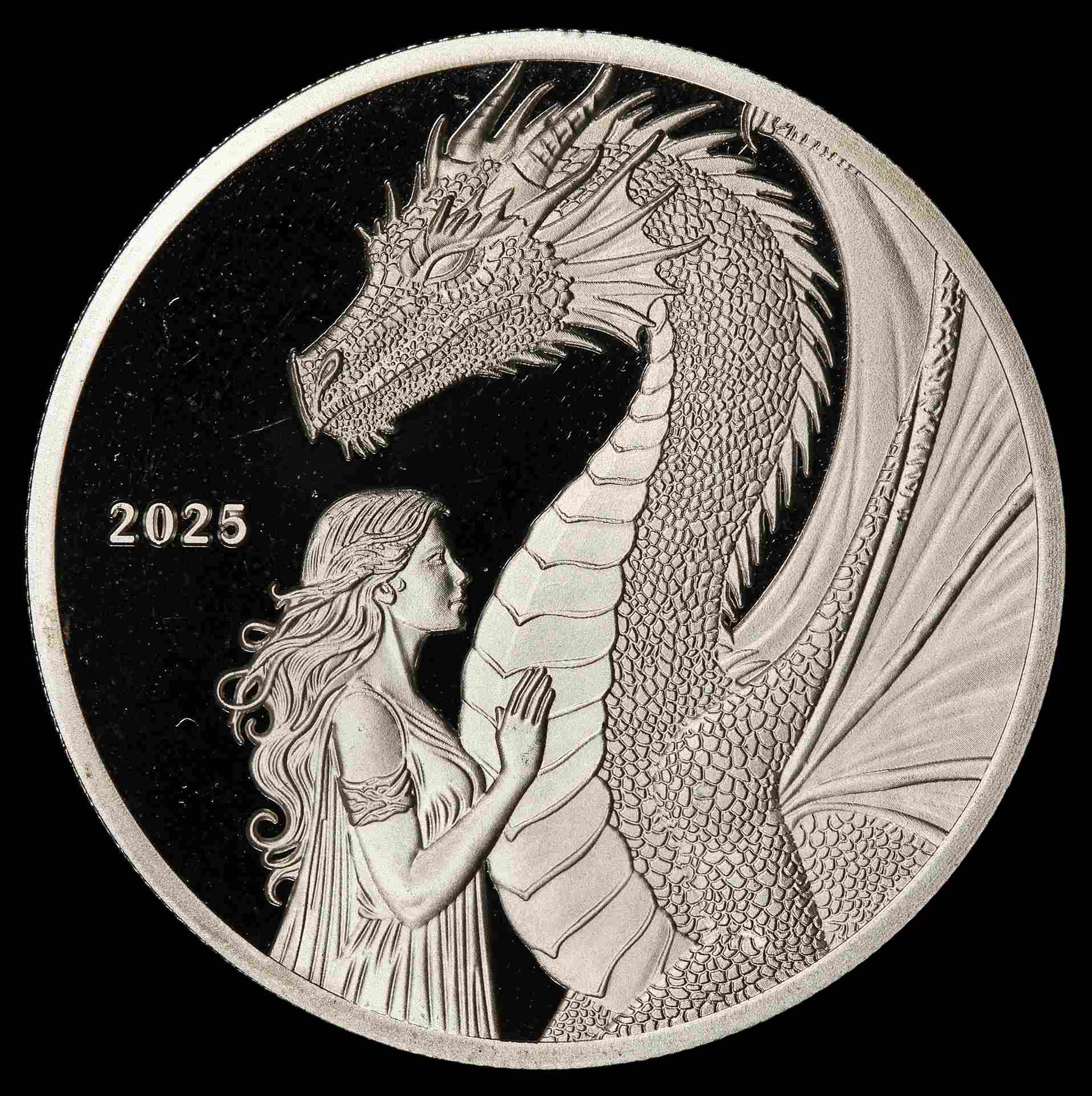 2025 Dragon Master 1oz Silver Proof Round