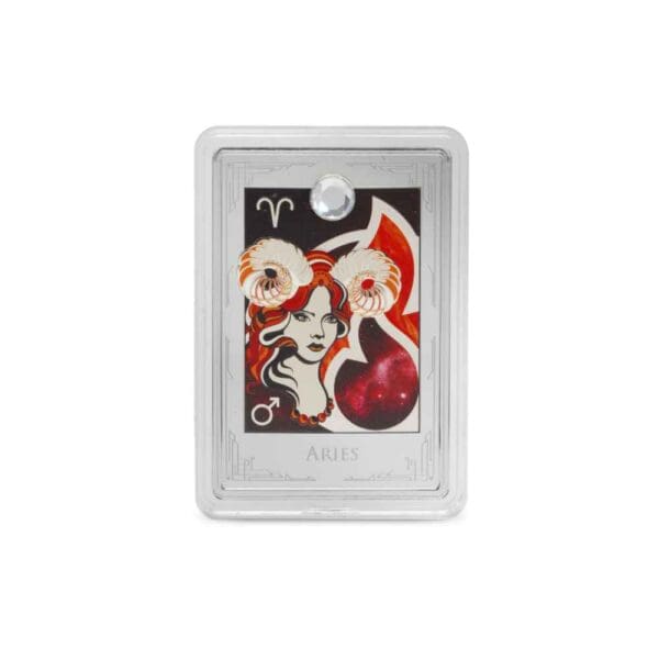 2025 Star Signs of the Zodiac - Aries Silver Proof 2oz Coin - Image 5