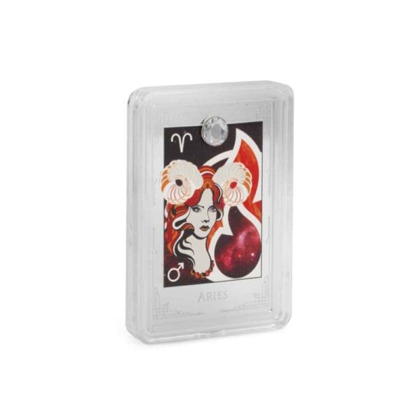 2025 Star Signs of the Zodiac - Aries Silver Proof 2oz Coin - Image 6