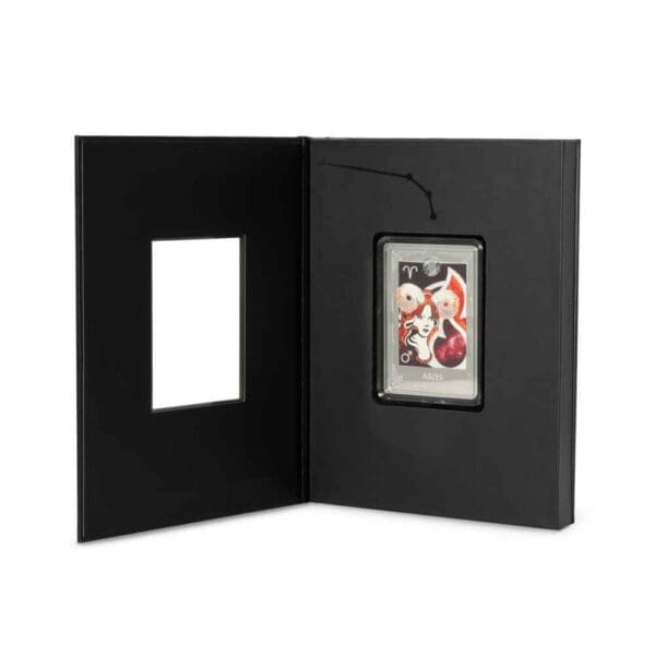 2025 Star Signs of the Zodiac - Aries Silver Proof 2oz Coin - Image 3