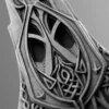 2025 Gungnir (Odin's Spear) 2oz Pure Antiqued Silver Shaped Medal - Image 5