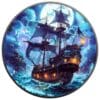 2024 $1 Shadow Ship Masters Of The Seas American Eagle 1oz Silver Coin - Reverse