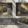 2024 Defender of the Crown Knights of Honour 1oz Silver Eagle Coin - Image 2