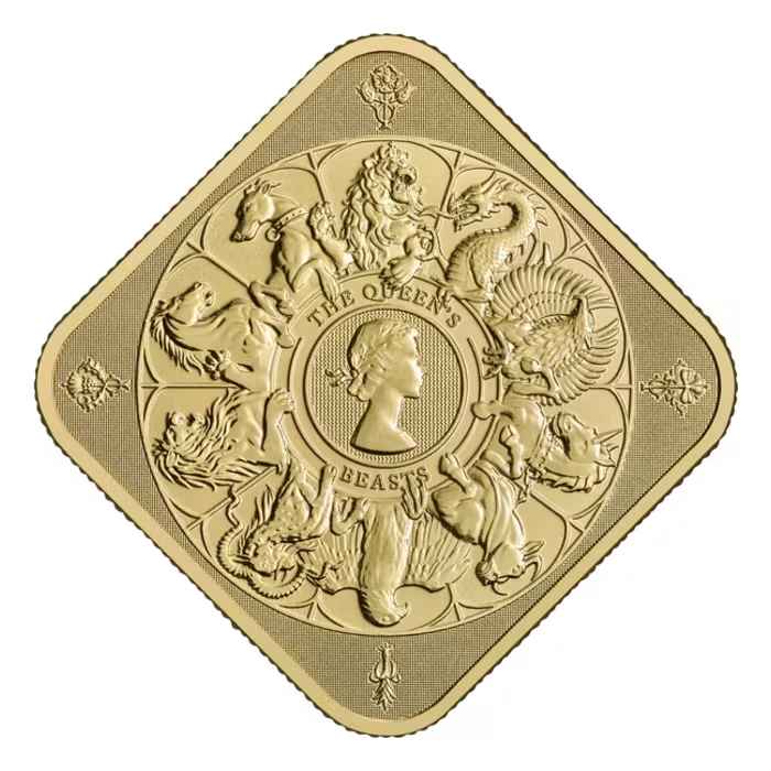The Queen's Beast Completer 1oz Gold .9999 Bullion Bar