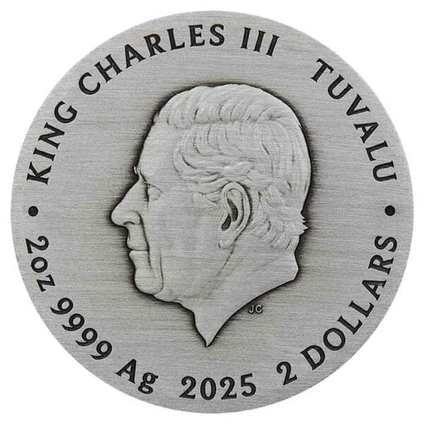 2025 The Fates - The Moirai 2oz Silver Antiqued Coin - Image 3